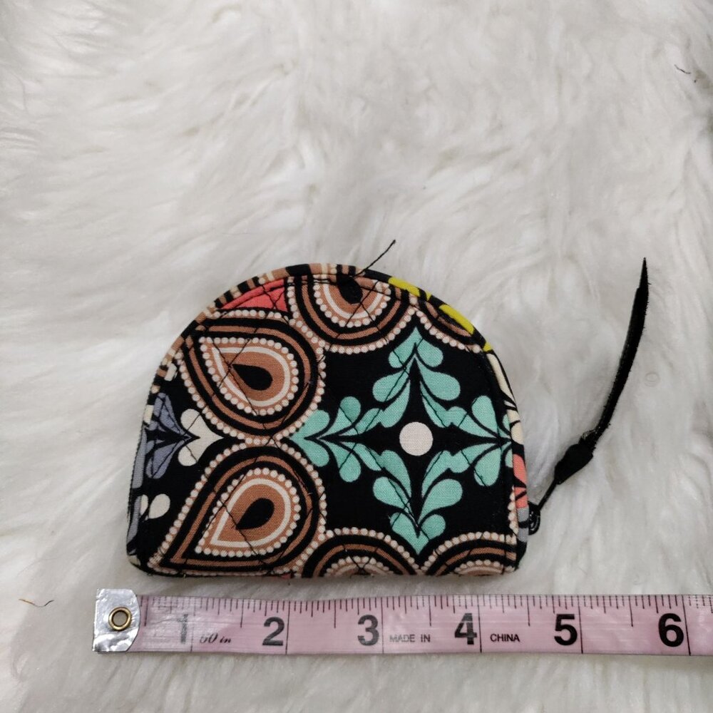 Vera Bradley Yellow Multicolor Floral Hipster Crossbody Bag And Coin Purse Set - Picture 10 of 11